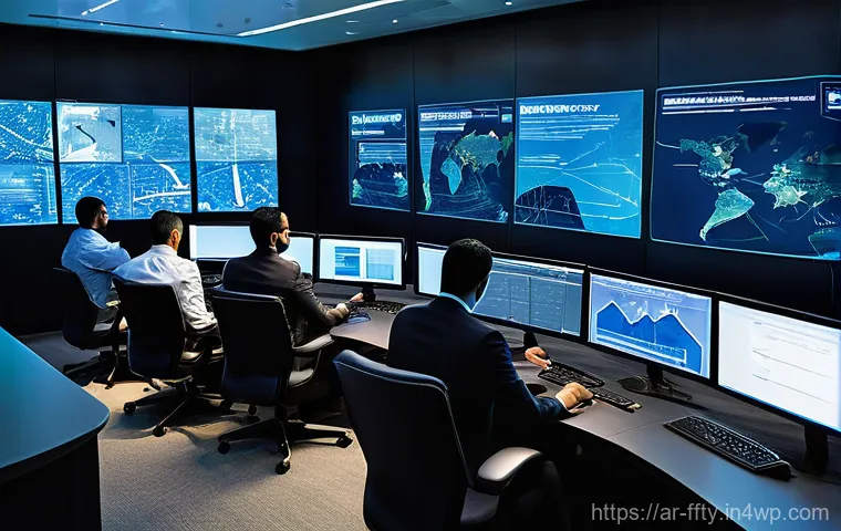 사이버 공격 대응 프레임워크 - **Prompt:** A futuristic and sophisticated abstract visualization of Artificial Intelligence (AI) as...