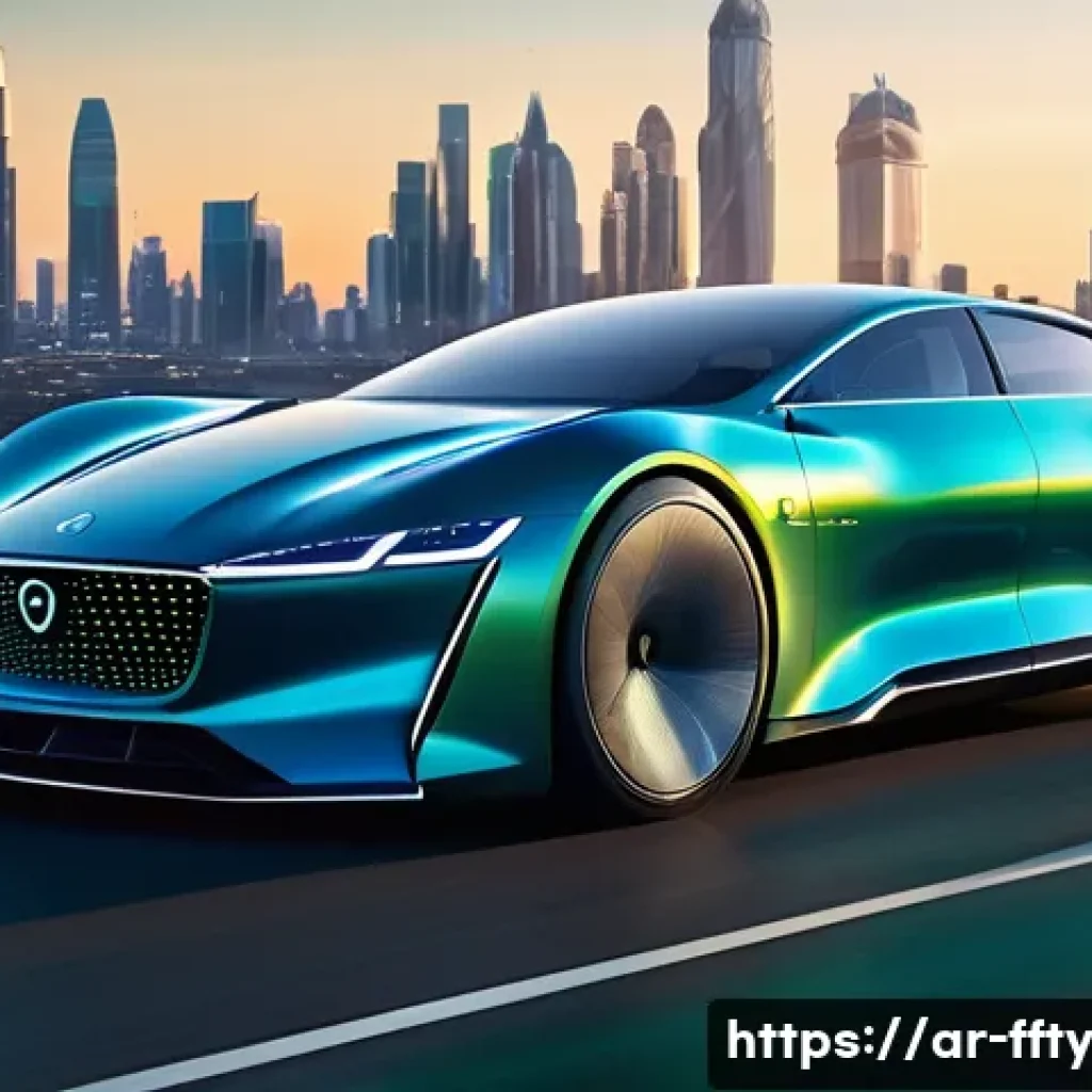 자율주행차의 보안 기술 발전 - **Prompt 1: The Digital Fortress on Wheels**
    A highly detailed, cinematic shot of a sleek, futur...